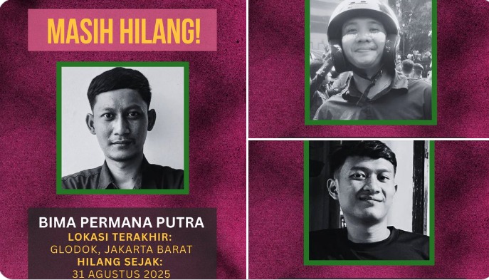 Polisi Kerahkan Tim Khusus dan Hotline untuk Temukan 3 Warga Hilang di Demo Agustus